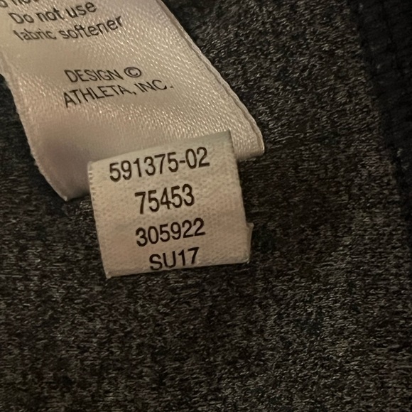 Athleta Salutation 7/8 Ankle Tight Leggings XS Black Powervita Yoga - Picture 5 of 5